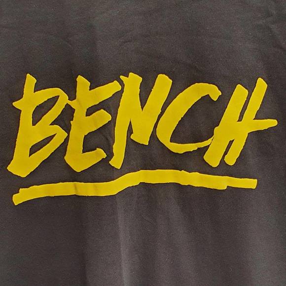 Mens Bench Black Logo T-Shirt UK Large - Picture 3 of 4